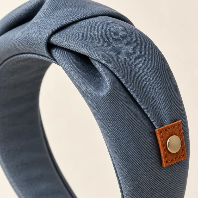 Arch Headband, close-up of the fold and tabs