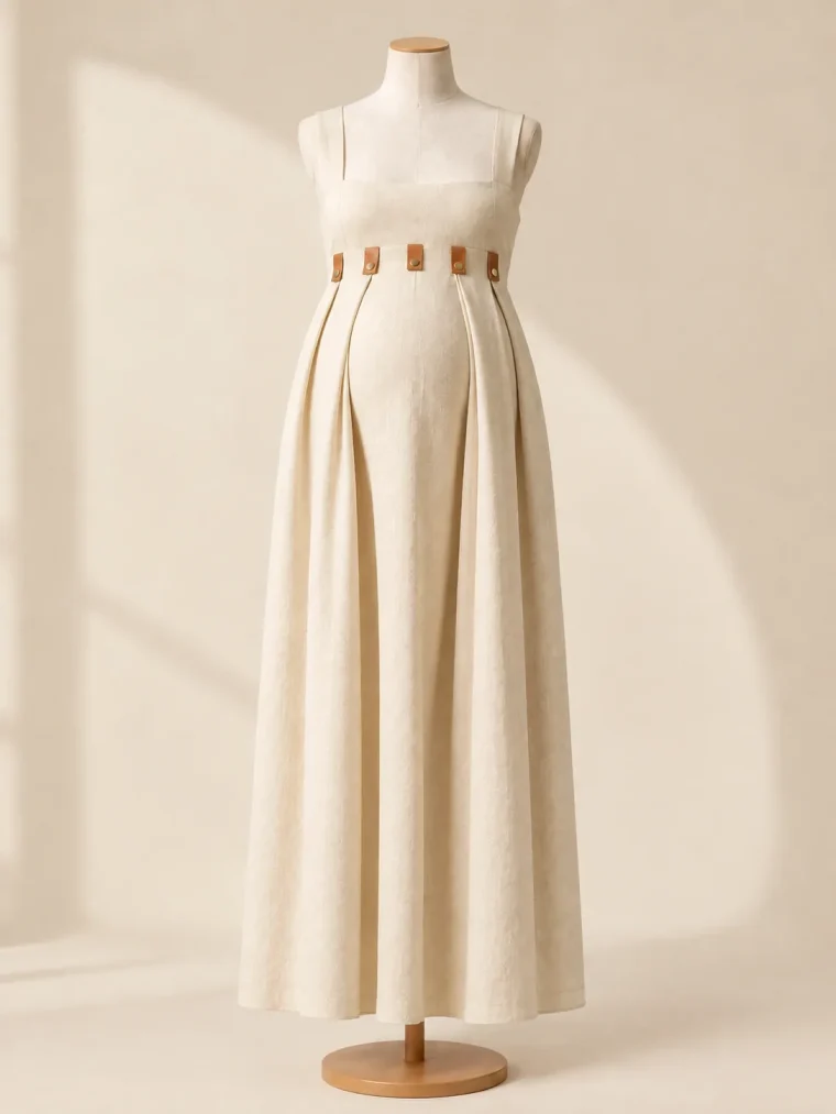 Colonnade Fold Dress with every fold panel opened