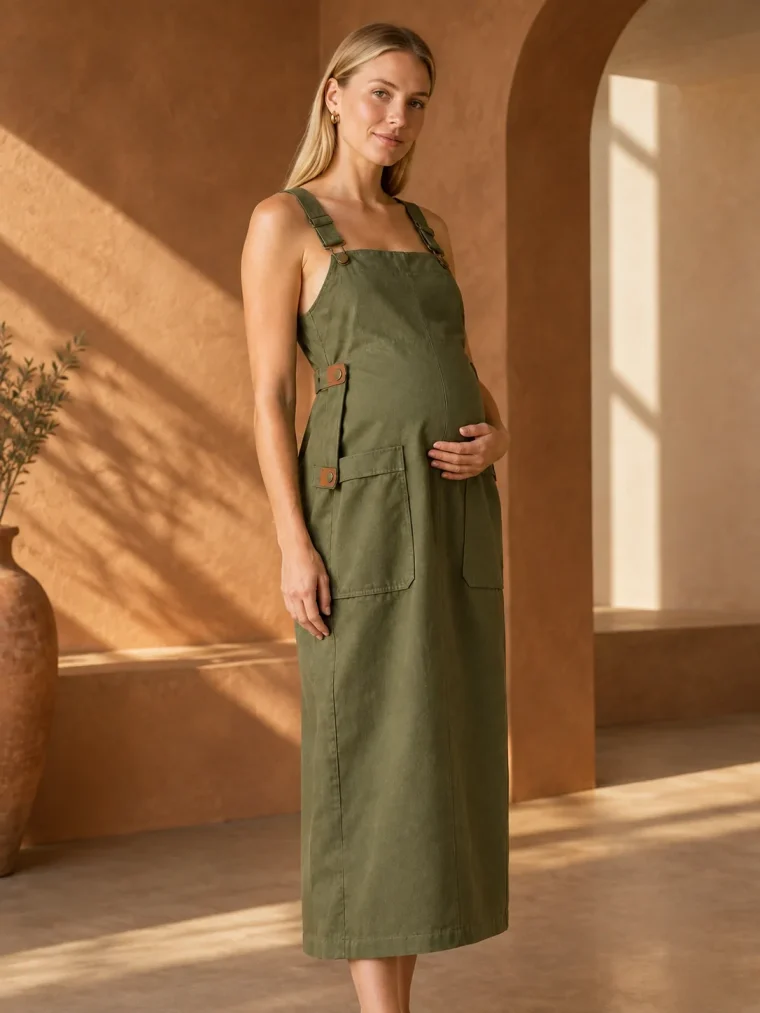 Dormer Fold Dress, gedragen