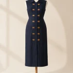 Facade Fold Dress, studio photo