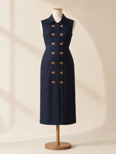 Facade Fold Dress, studio photo