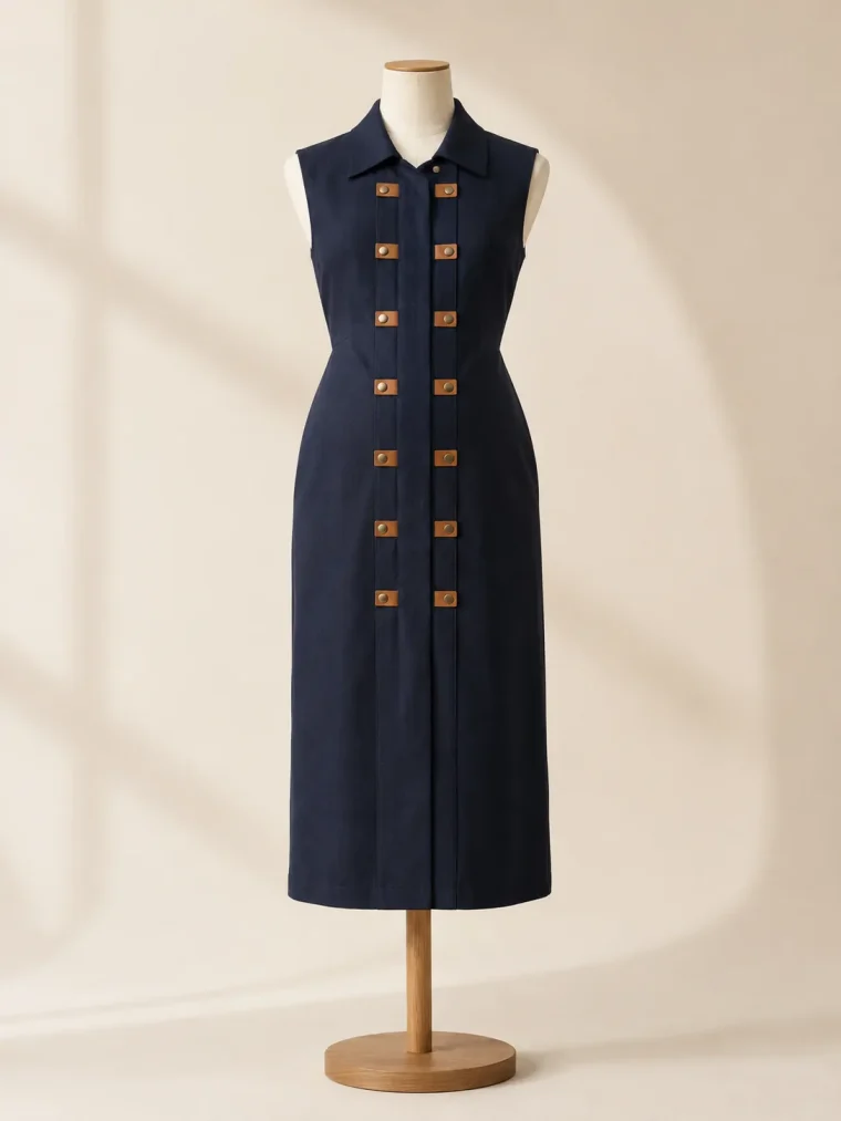 Facade Fold Dress, studio photo