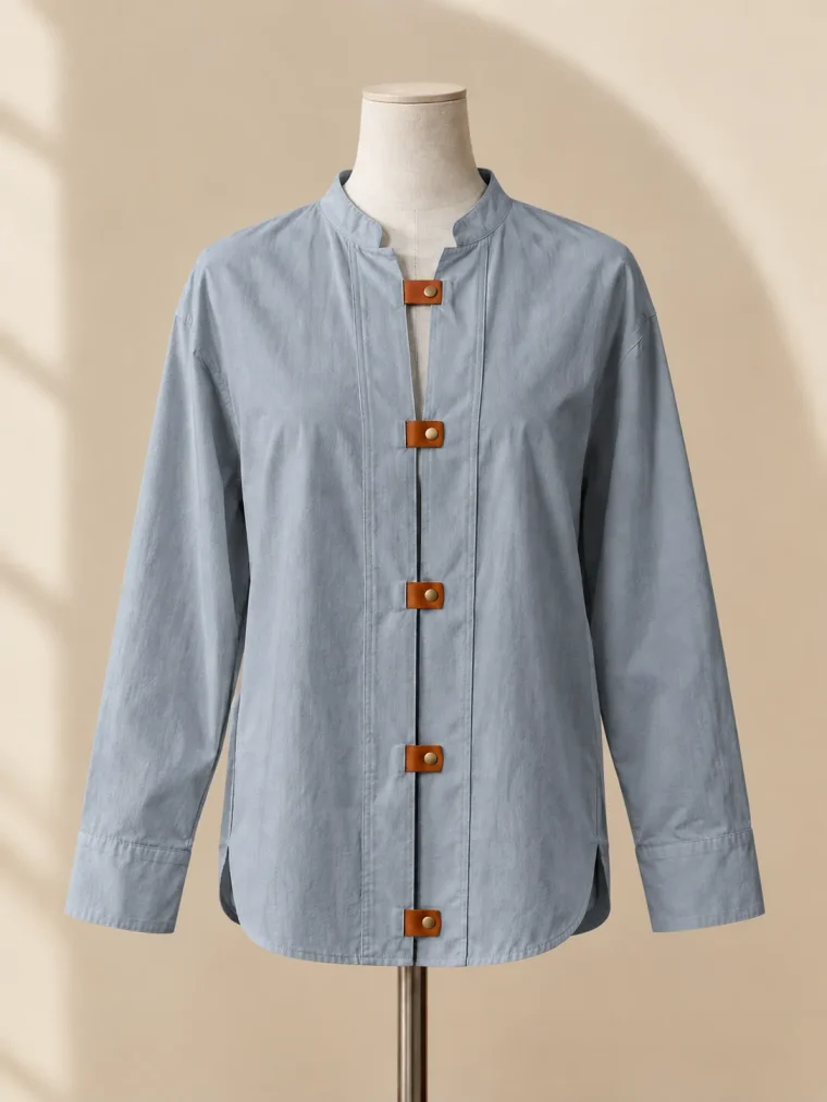 Frame Nursing Shirt in Slate