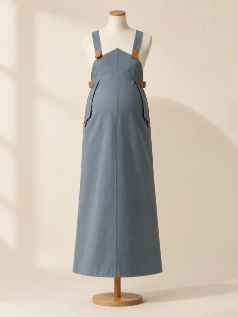 Gable Fold Dress, studio photo
