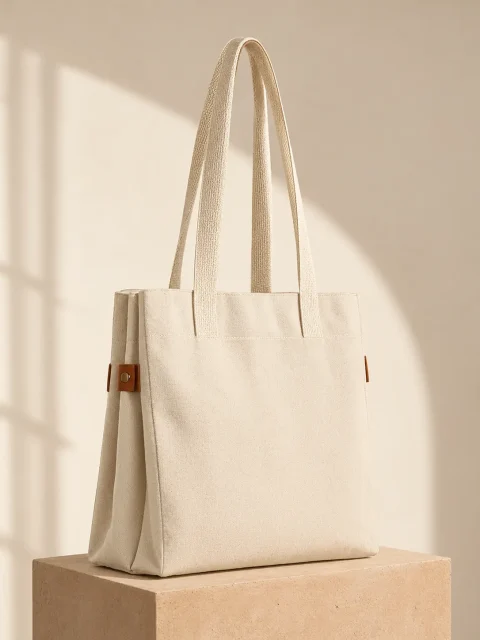 Gusset Tote, studio photo