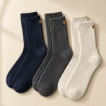 Ink Trio Lounge Socks, studio photo