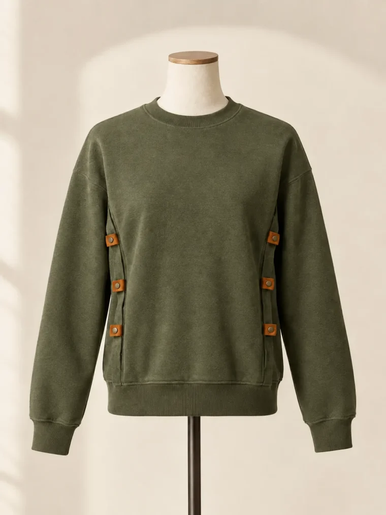 Joist Nursing Sweatshirt in Moss