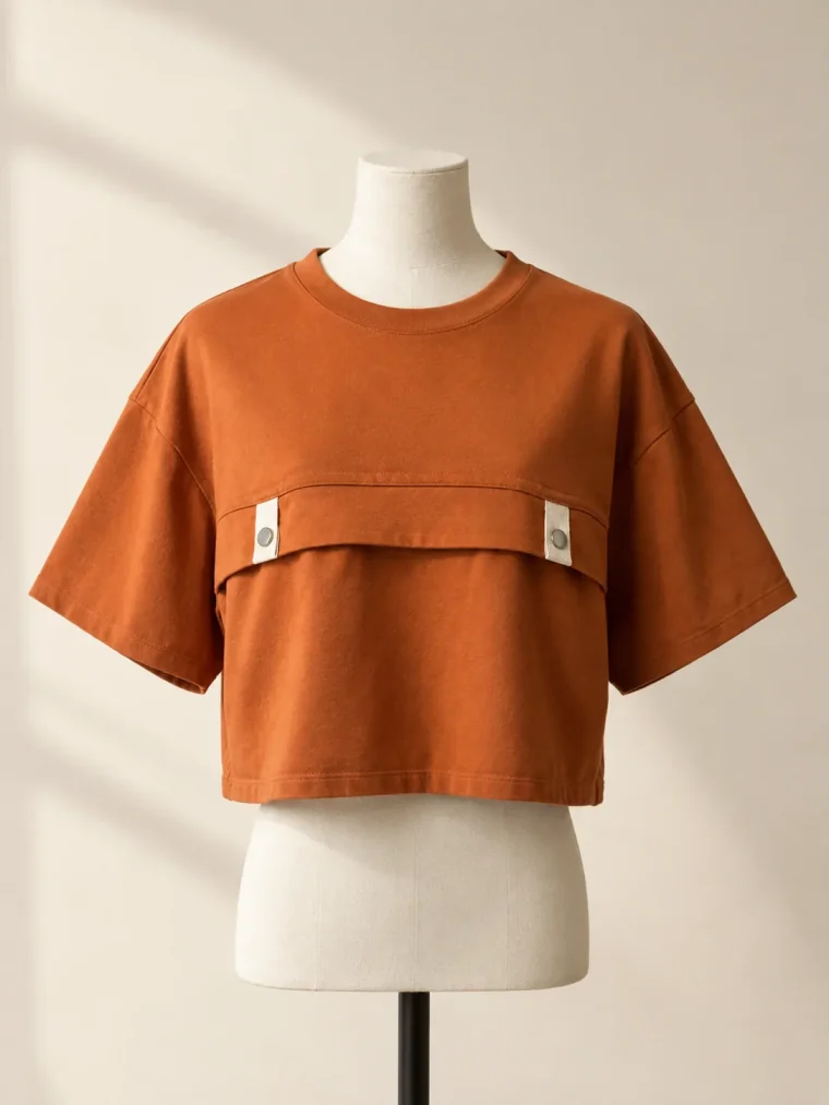 Ledge Boxy Nursing Tee, studiofoto
