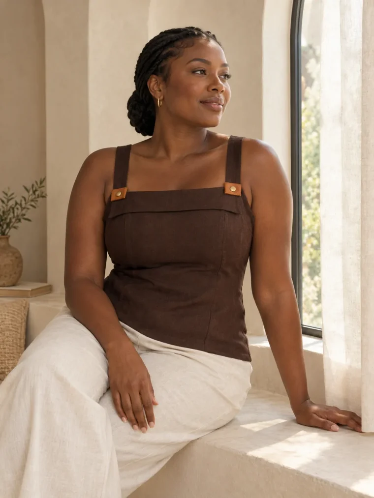 Niche Nursing Cami, gedragen