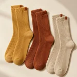 Ochre Trio Lounge Socks, studio photo