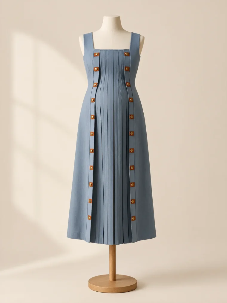 Oriel Fold Dress, studio photo