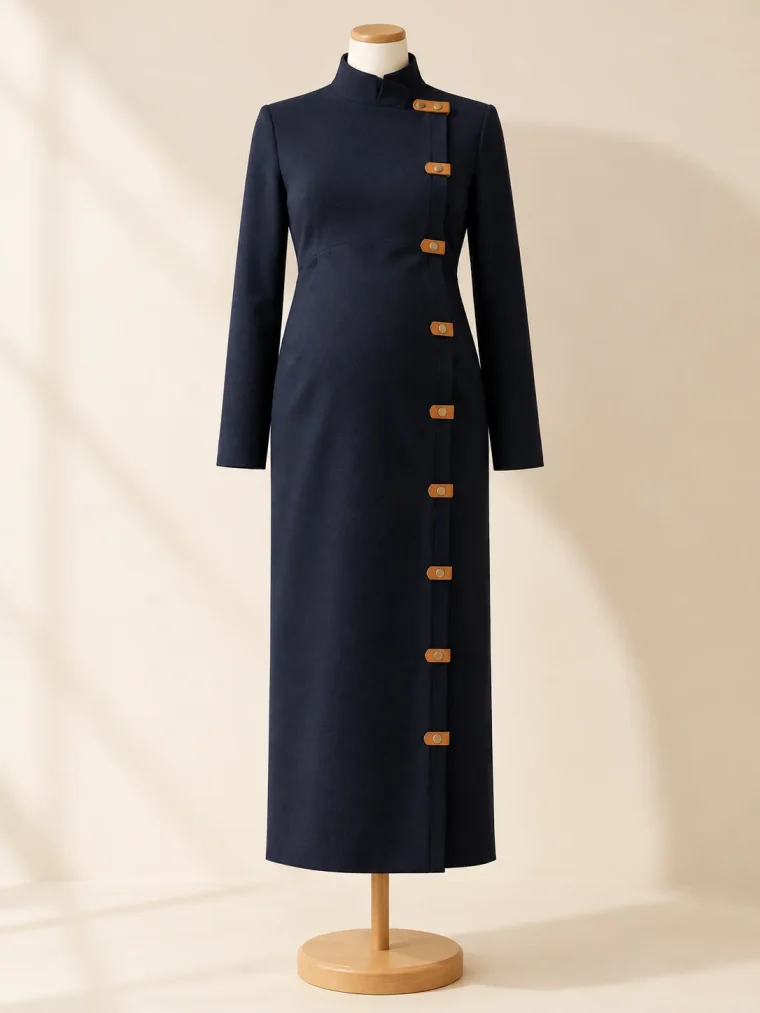 Parapet Fold Dress, studio photo