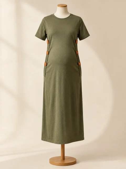 Plinth Fold Dress, studio photo