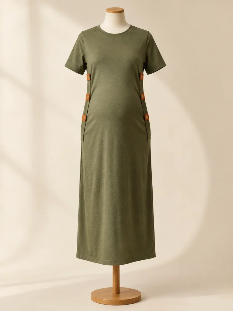 Plinth Fold Dress, studio photo