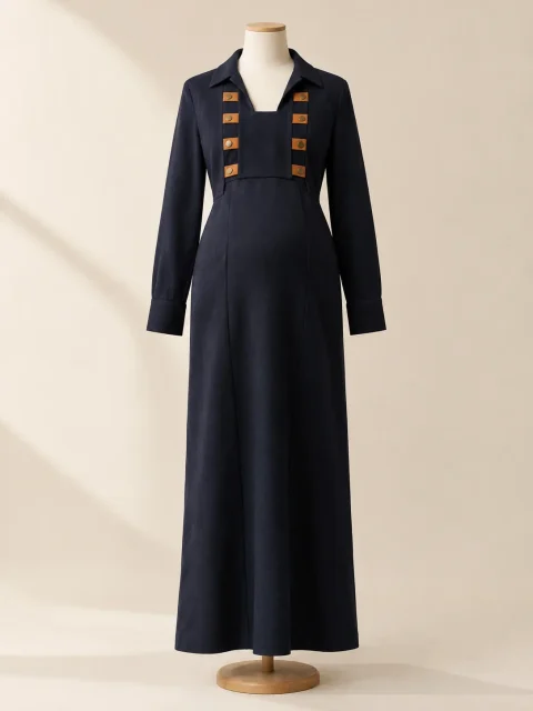 Portico Fold Dress, studio photo
