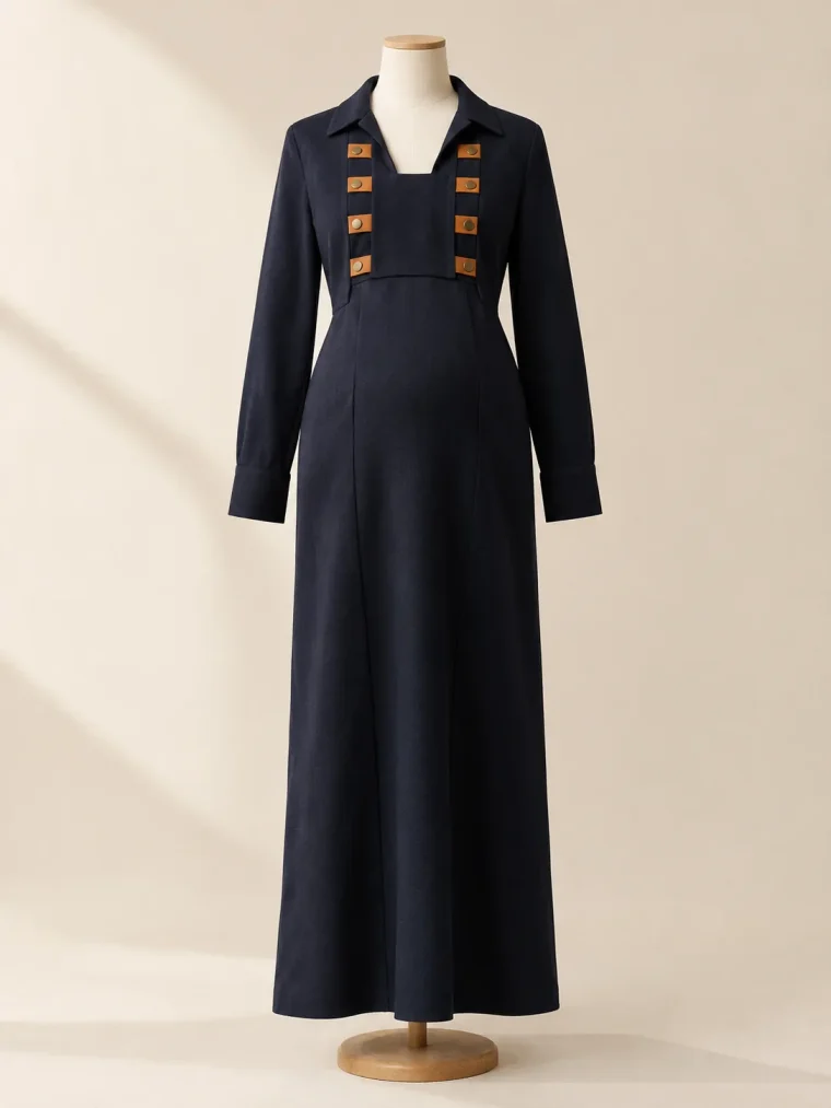 Portico Fold Dress, studio photo