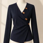 Rafter Wrap Nursing Top, studio photo