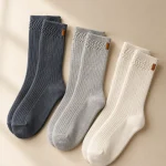 Slate Trio Lounge Socks, studio photo