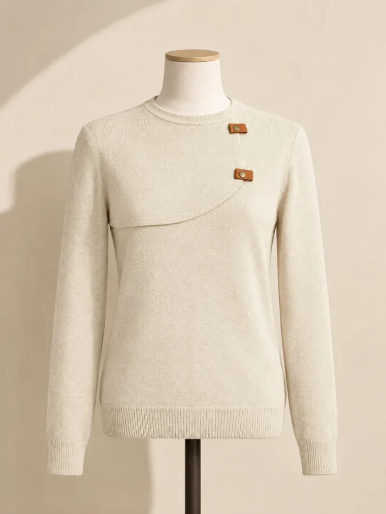 Spandrel Nursing Knit in Chalk