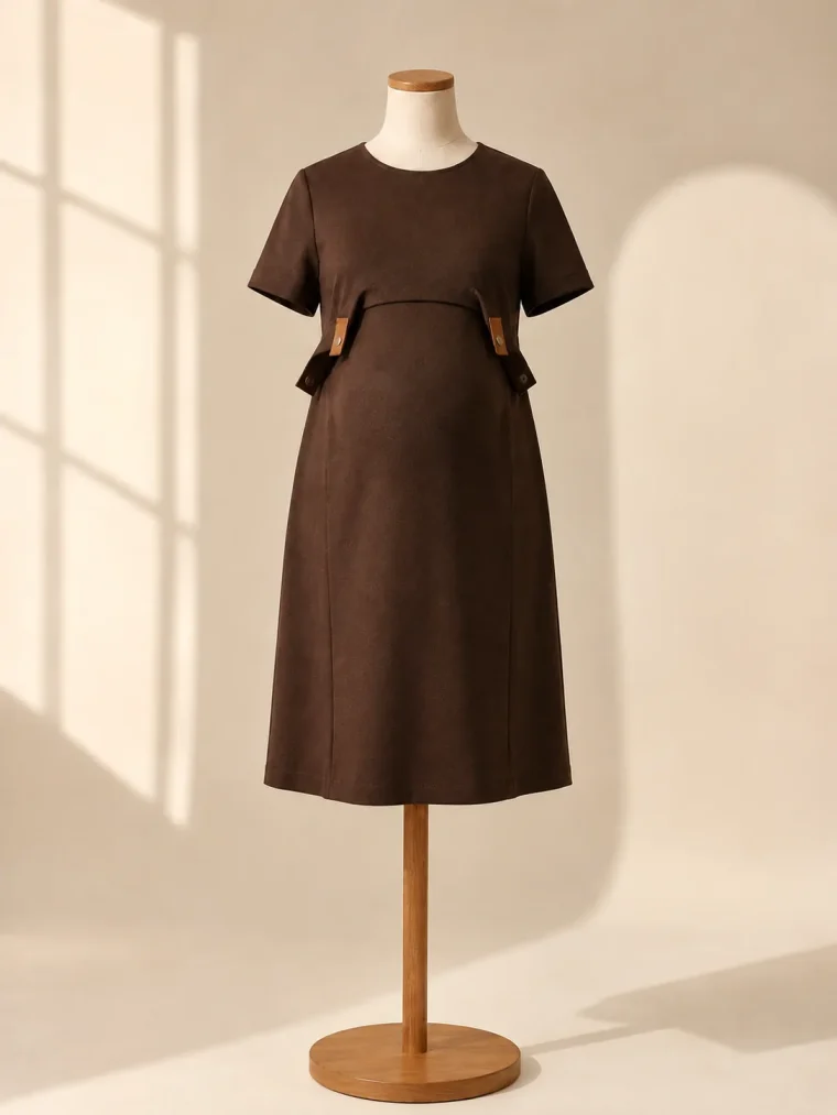 Transom Fold Dress with every fold panel opened