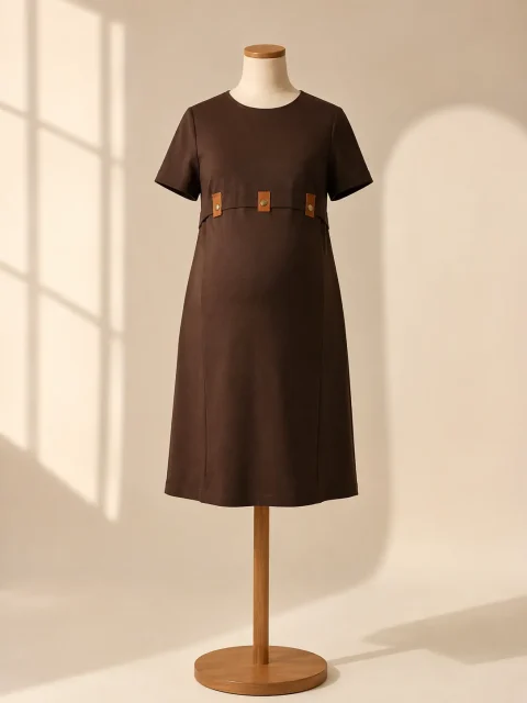 Transom Fold Dress, studio photo